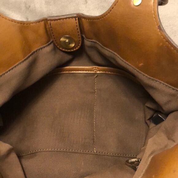 The Limited Brown Embroidered Sequin Purse Boho Retro Y2K - Picture 4 of 8